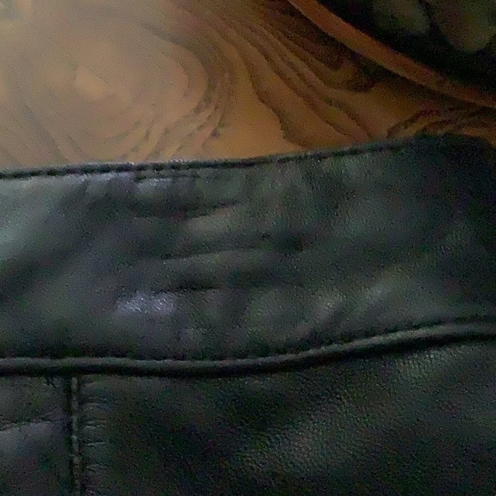 ADLER Collection leather skirt black full-lined zipper back (8) soft lea… - Picture 15 of 15